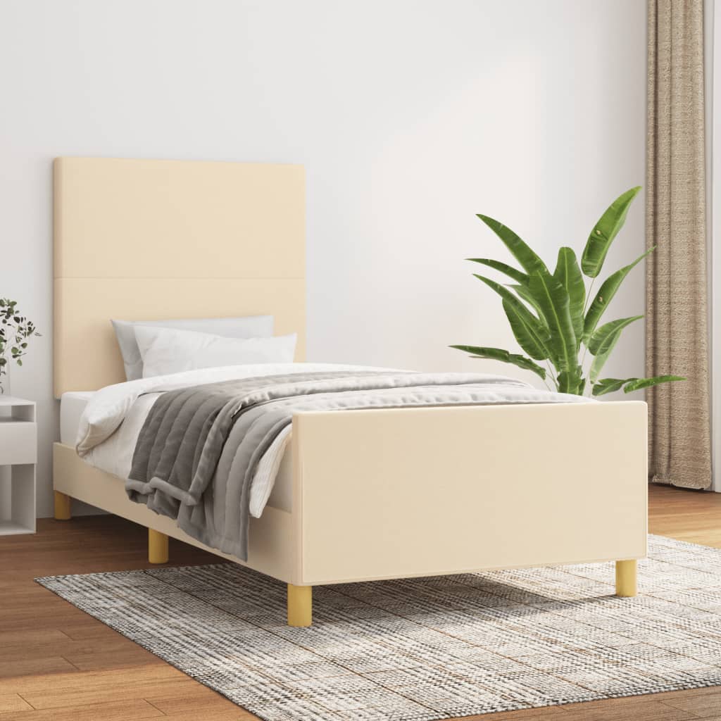 foto del prodotto giroletto con testiera crema 100x200 cm in tessuto cod mxl 55756