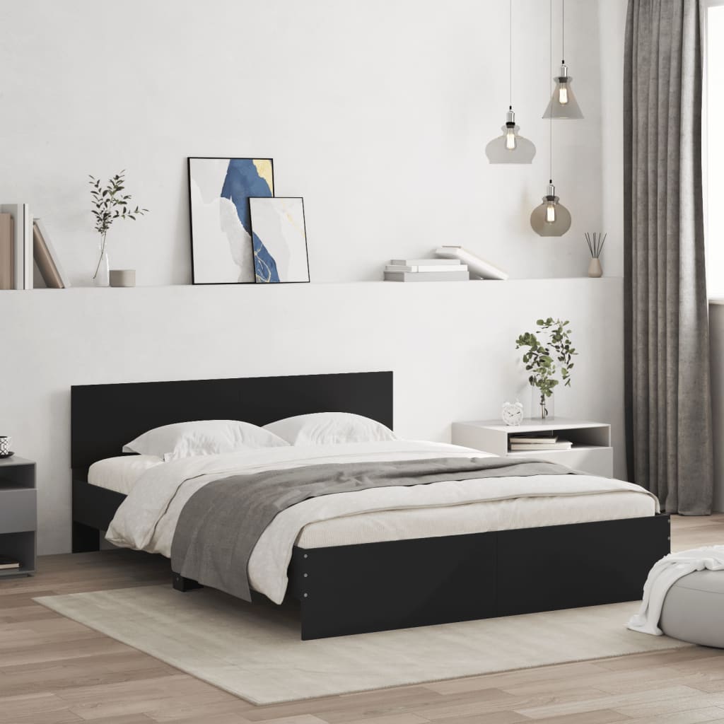 foto del prodotto giroletto con testiera nero 140x190 cmcod mxl 133465