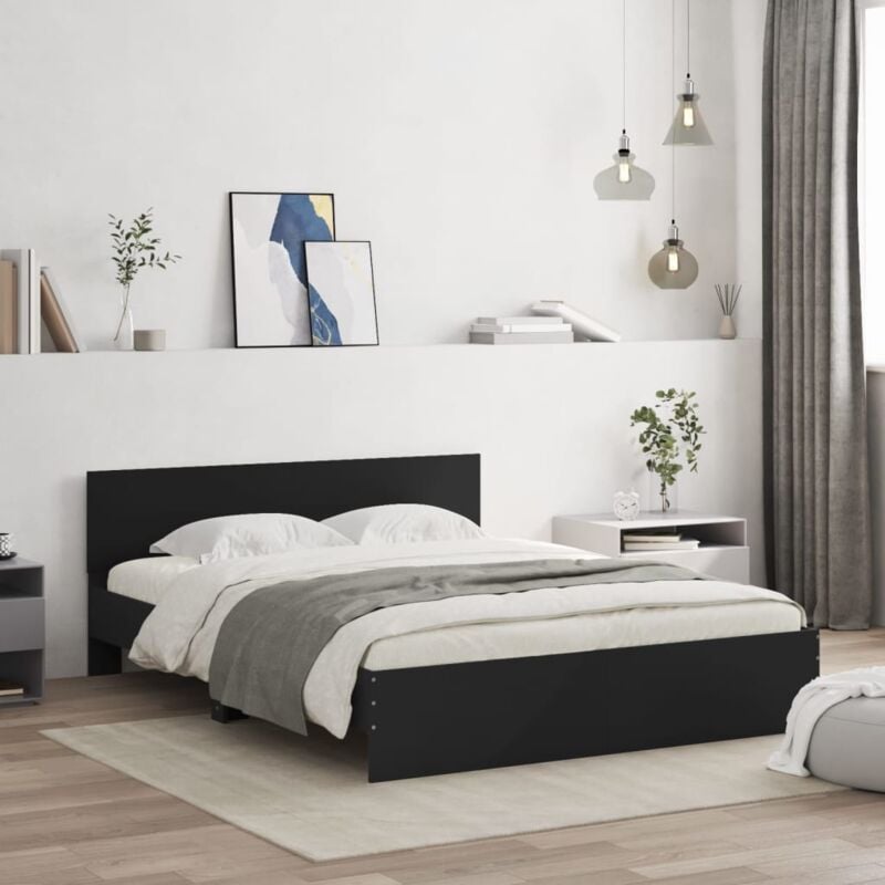 foto del prodotto giroletto con testiera nero 150x200 cmcod mxl 109488