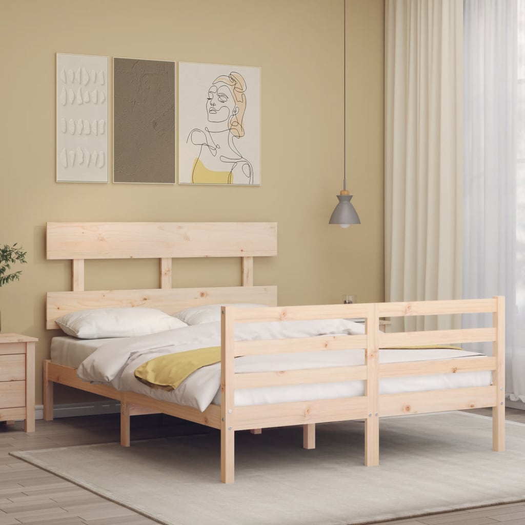 foto del prodotto giroletto con testiera small double in legno massellocod mxl 105097
