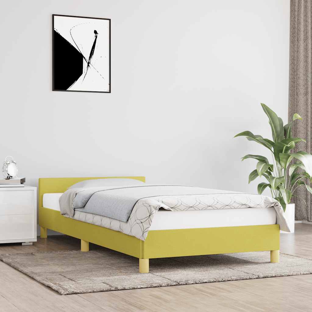 foto del prodotto giroletto con testiera verde 80x200 cm in tessuto cod mxl 62709