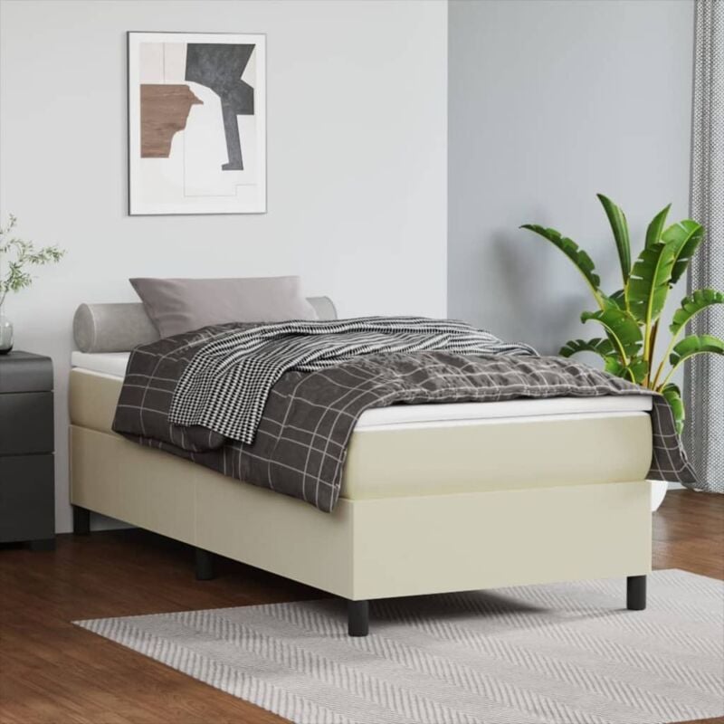 foto del prodotto giroletto crema 100x200 cm in similpelle vidaxl