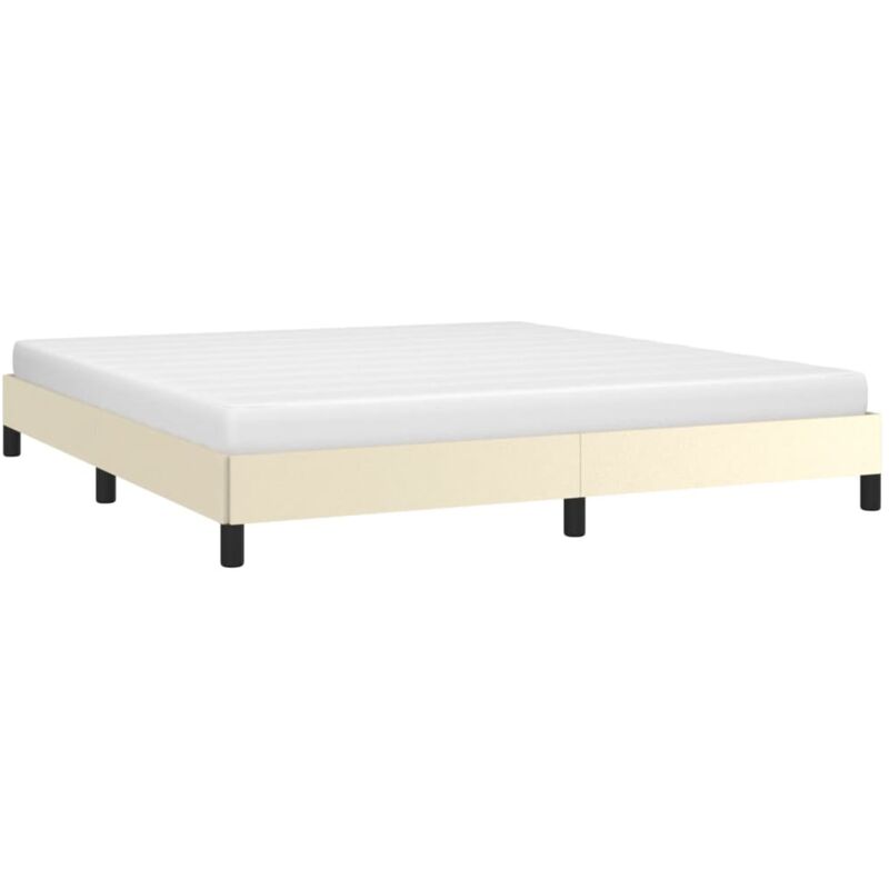 foto del prodotto giroletto crema 160x200 cm in similpelle vidaxl