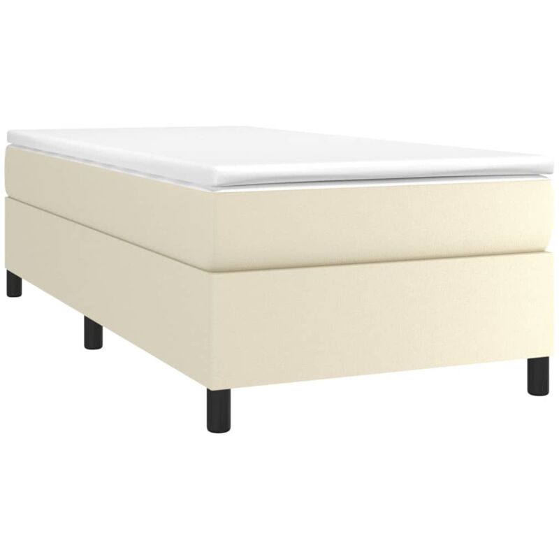 foto del prodotto giroletto crema 90x190 cm in similpelle vidaxl