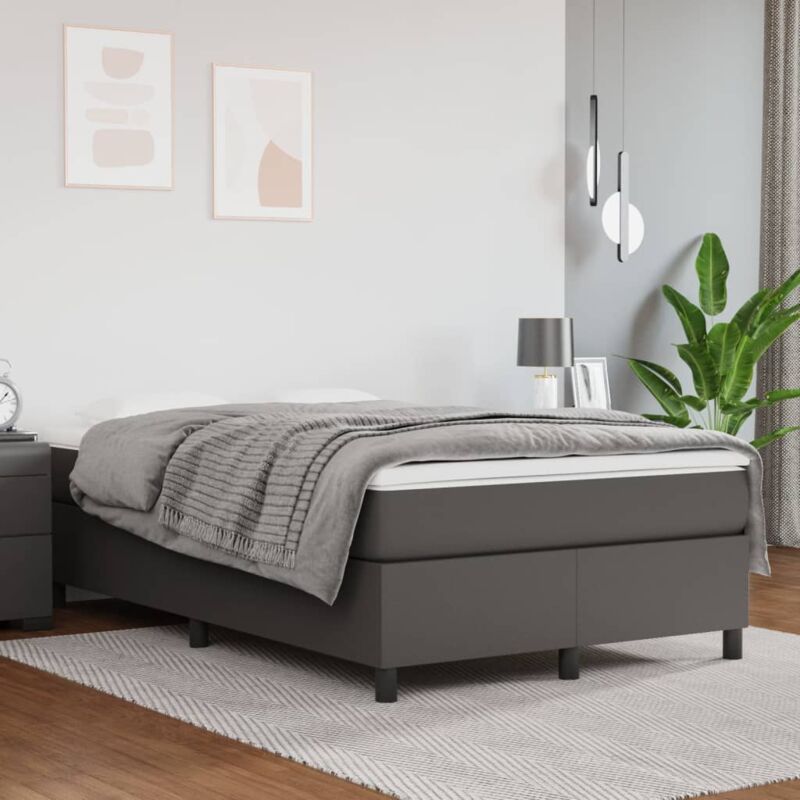 foto del prodotto giroletto grigio 120x200 cm in similpelle vidaxl 667955