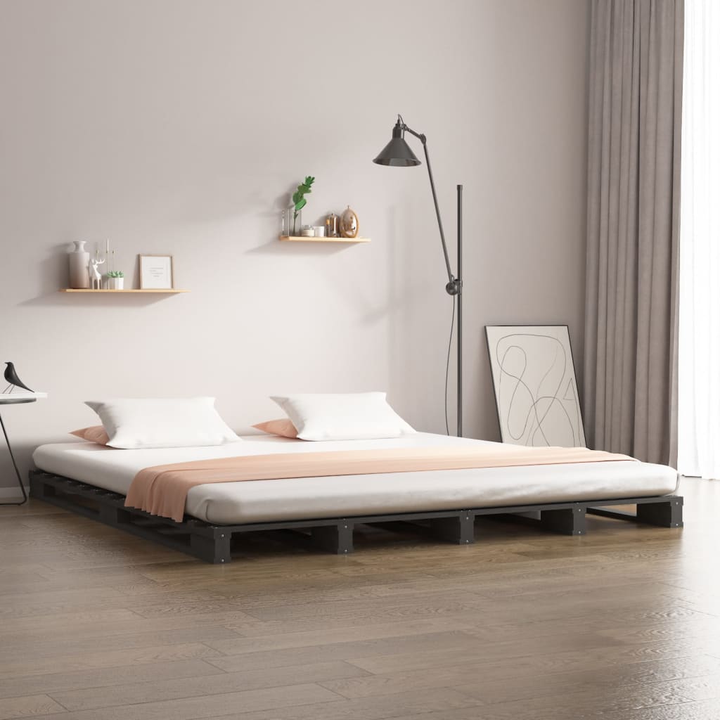 foto del prodotto giroletto grigio 200x200 cm in legno massello di pino cod mxl 64025
