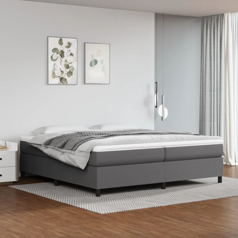 foto del prodotto giroletto grigio 200x200 cm in similpelle vidaxl