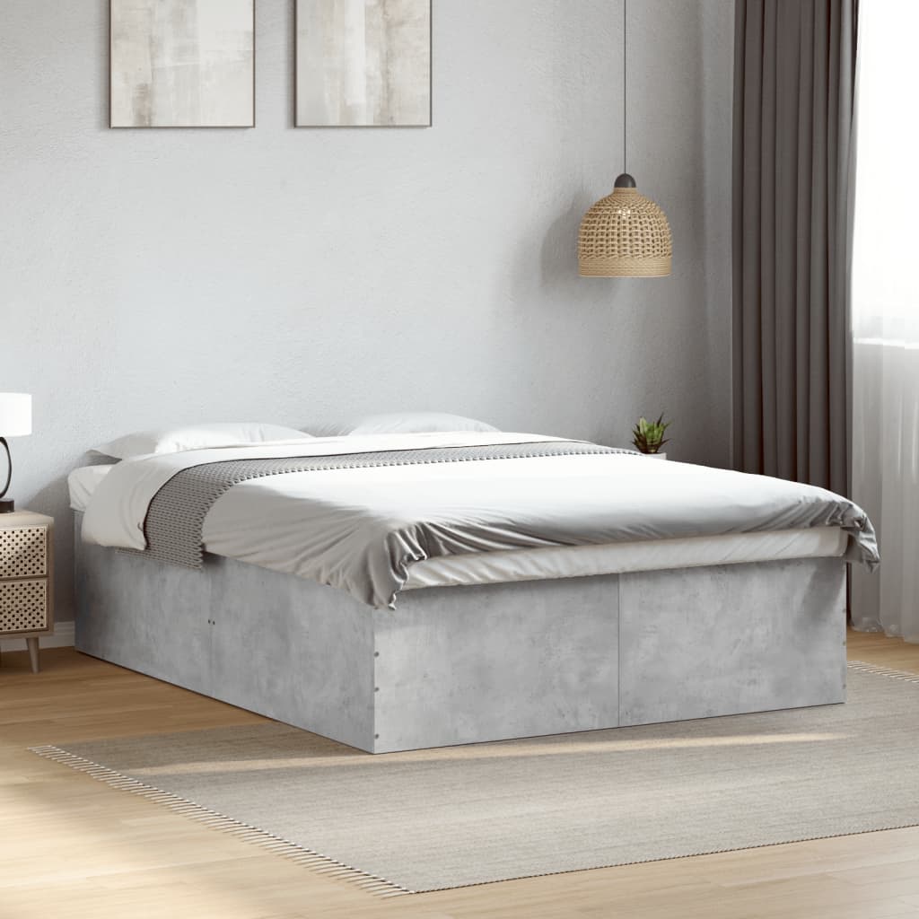 foto del prodotto giroletto grigio cemento 160x200 cm in legno multistrato