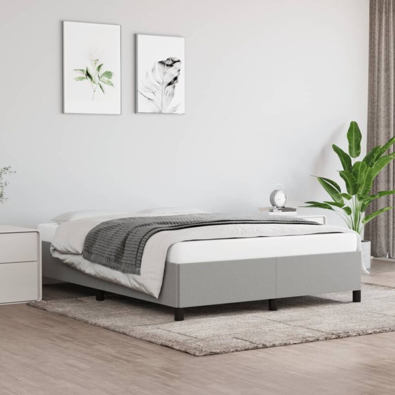 foto del prodotto giroletto grigio chiaro 140x200 cm in tessuto