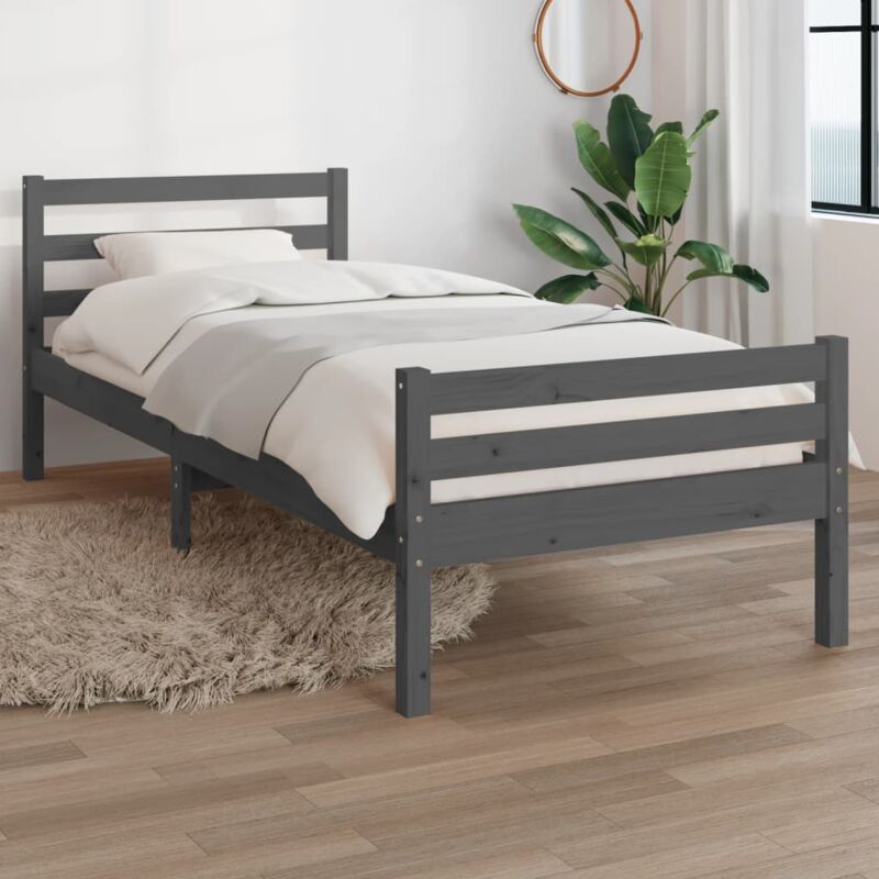 foto del prodotto giroletto grigio in legno massello 100x200 cm vidaxl