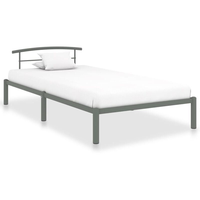 foto del prodotto giroletto grigio in metallo 100x200 cm vidaxl