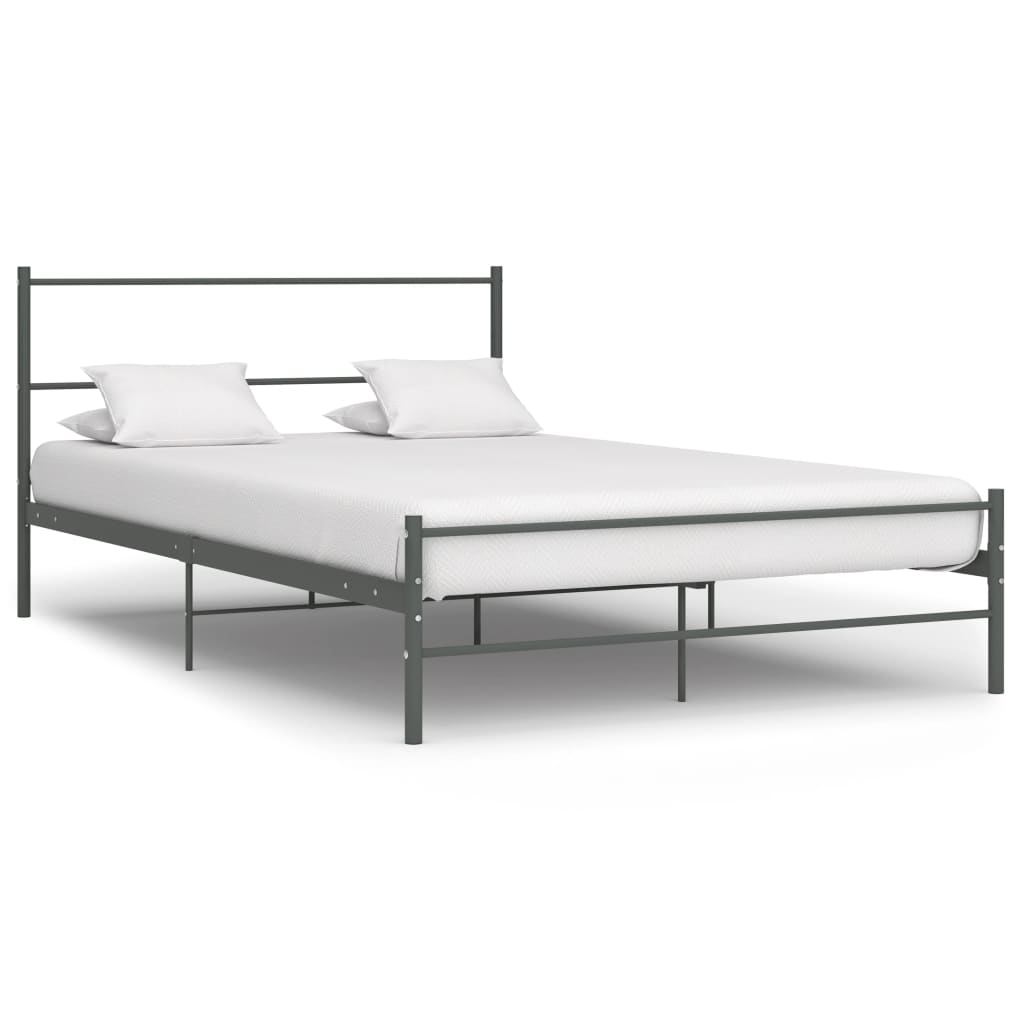 foto del prodotto giroletto grigio in metallo 120x200 cm vidaxl