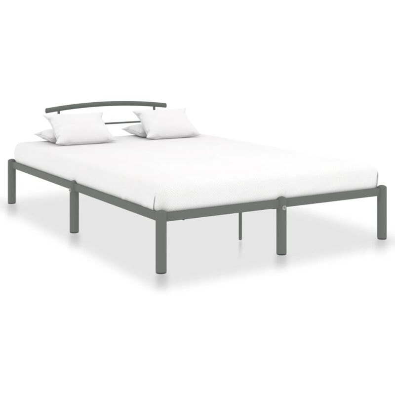foto del prodotto giroletto grigio in metallo 120x200 cm vidaxl