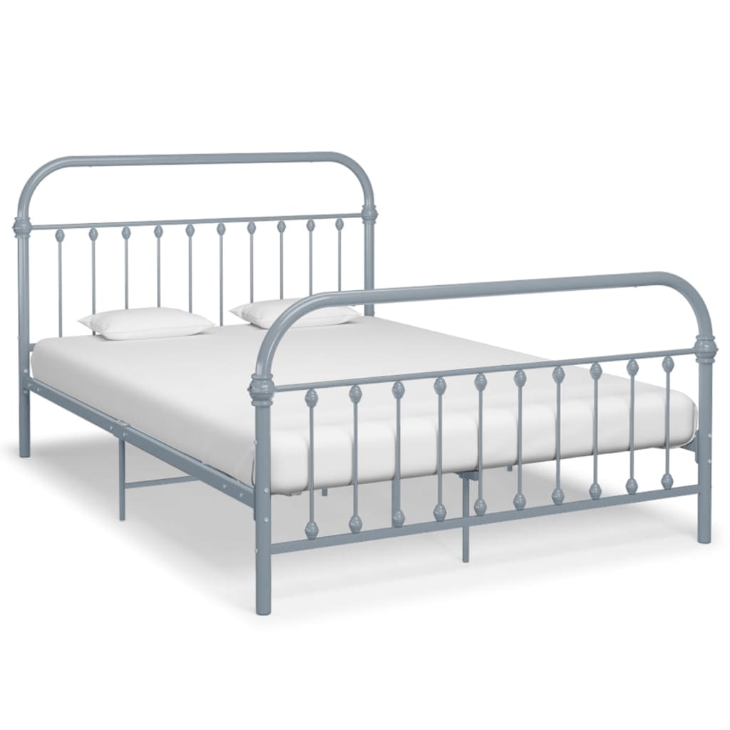 foto del prodotto giroletto grigio in metallo 140x200 cm cod mxl 59548