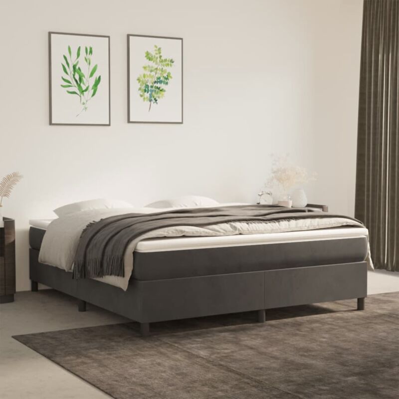 foto del prodotto giroletto grigio scuro 180x200 cm in vellutocod mxl 116820
