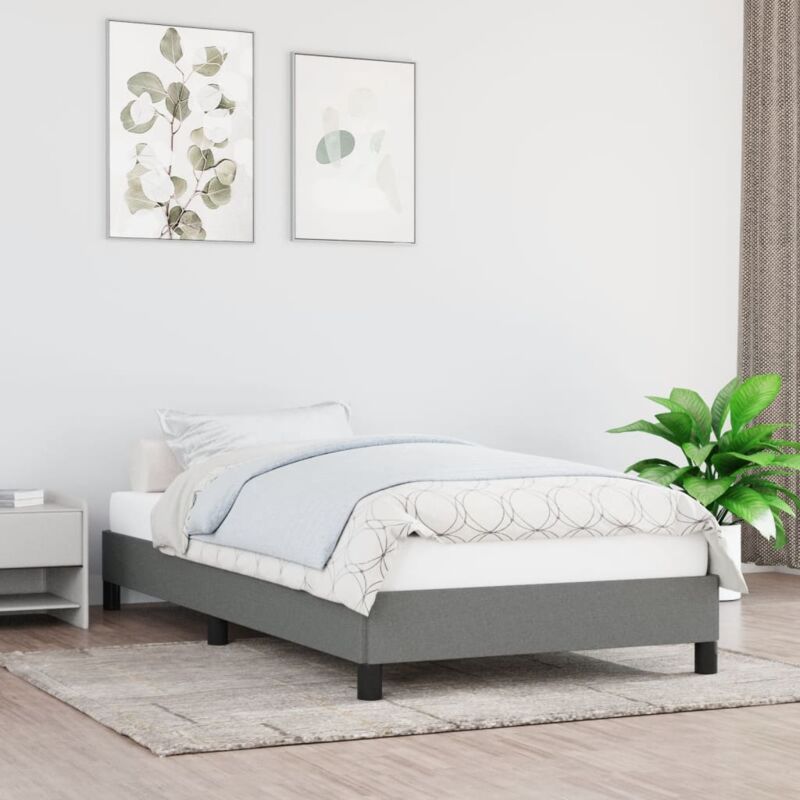 foto del prodotto giroletto grigio scuro 90x200 cm in tessuto cod mxl 40038