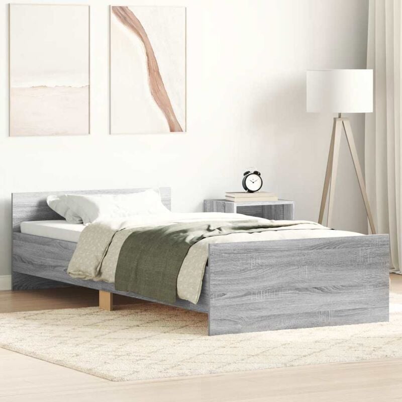 foto del prodotto giroletto grigio sonoma 100x200 cm in legno multistrato - vidaxl