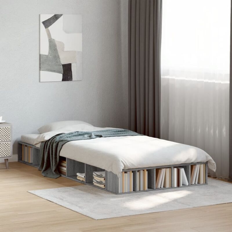 foto del prodotto giroletto grigio sonoma 100x200 cm in legno multistrato vidaxl