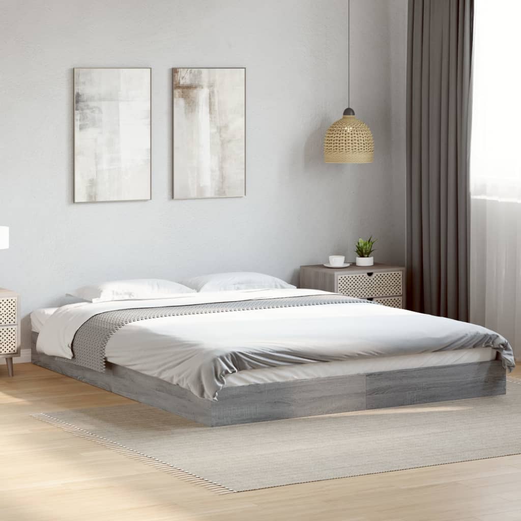 foto del prodotto giroletto grigio sonoma 150x200 cm in legno multistrato