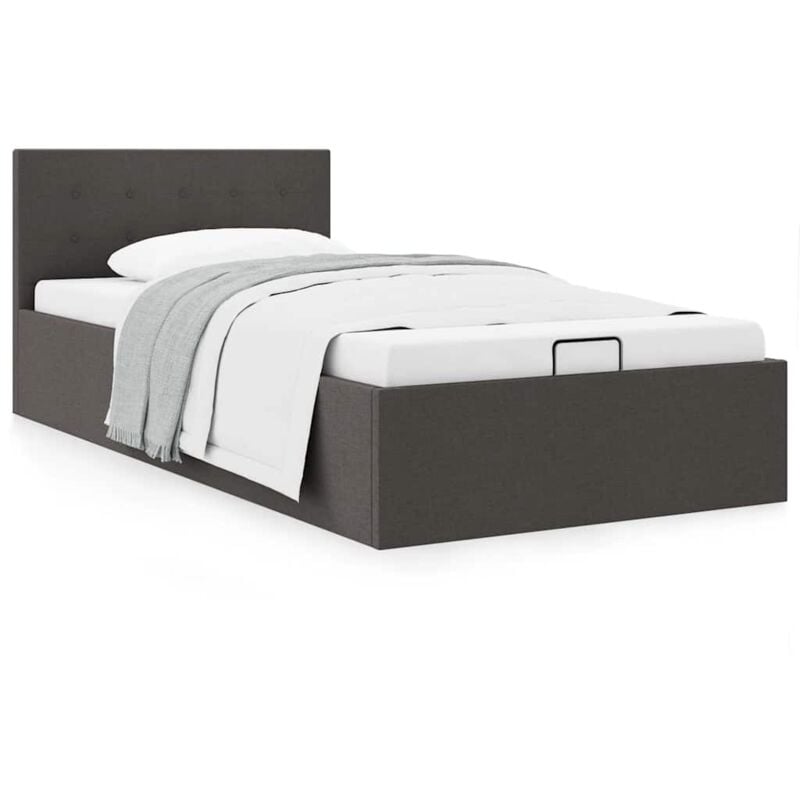 foto del prodotto giroletto idraulico contenitore grigio scuro tessuto 90x200cm