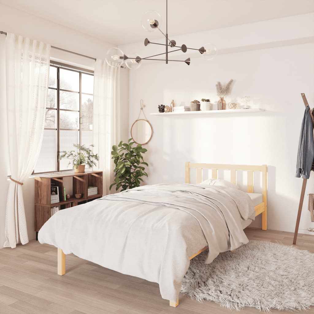 foto del prodotto giroletto in legno massello di pino 90x190 cm 3ft single cod mxl 63965
