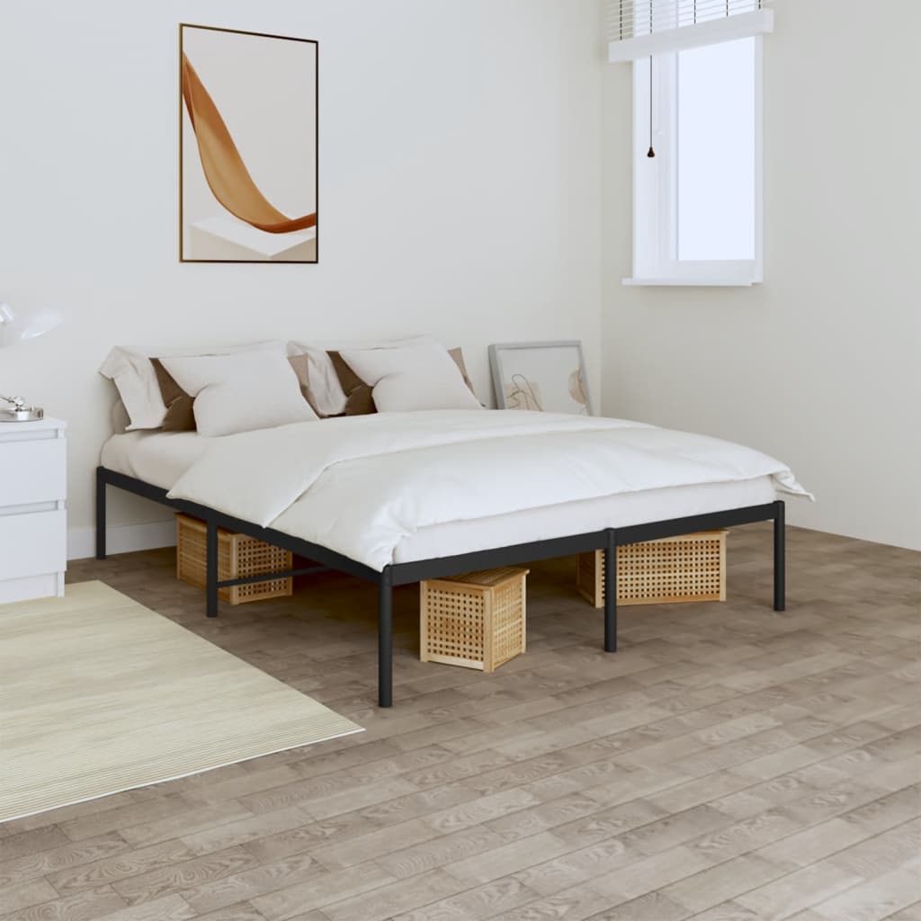 foto del prodotto giroletto in metallo nero 140x190 cmcod mxl 129675