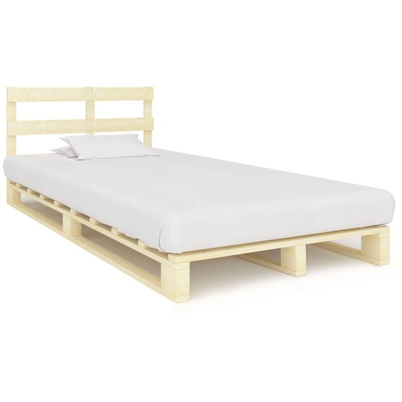foto del prodotto giroletto in pallet di legno design vintage disponibile in diverse misure dimensioni 120 x 200 cm