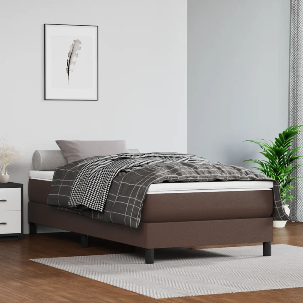 foto del prodotto giroletto marrone 80x200 cm in similpelle vidaxl