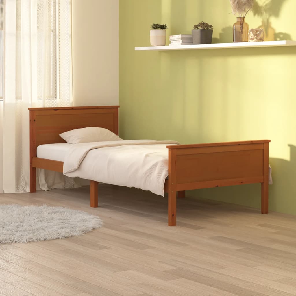 foto del prodotto giroletto marrone miele in legno massello di pino 100x200 cm cod mxl 31962