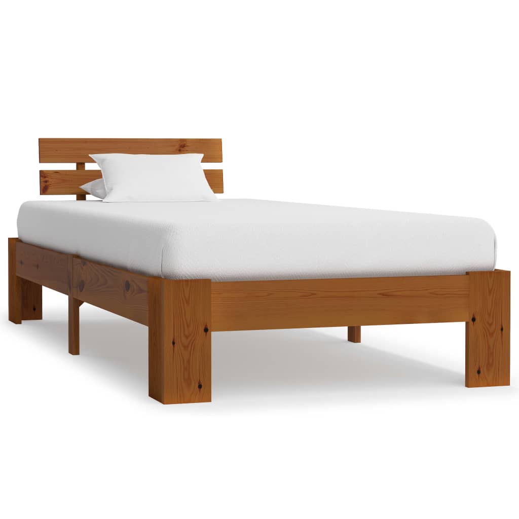foto del prodotto giroletto marrone miele in legno massello di pino 100x200 cm cod mxl 61001