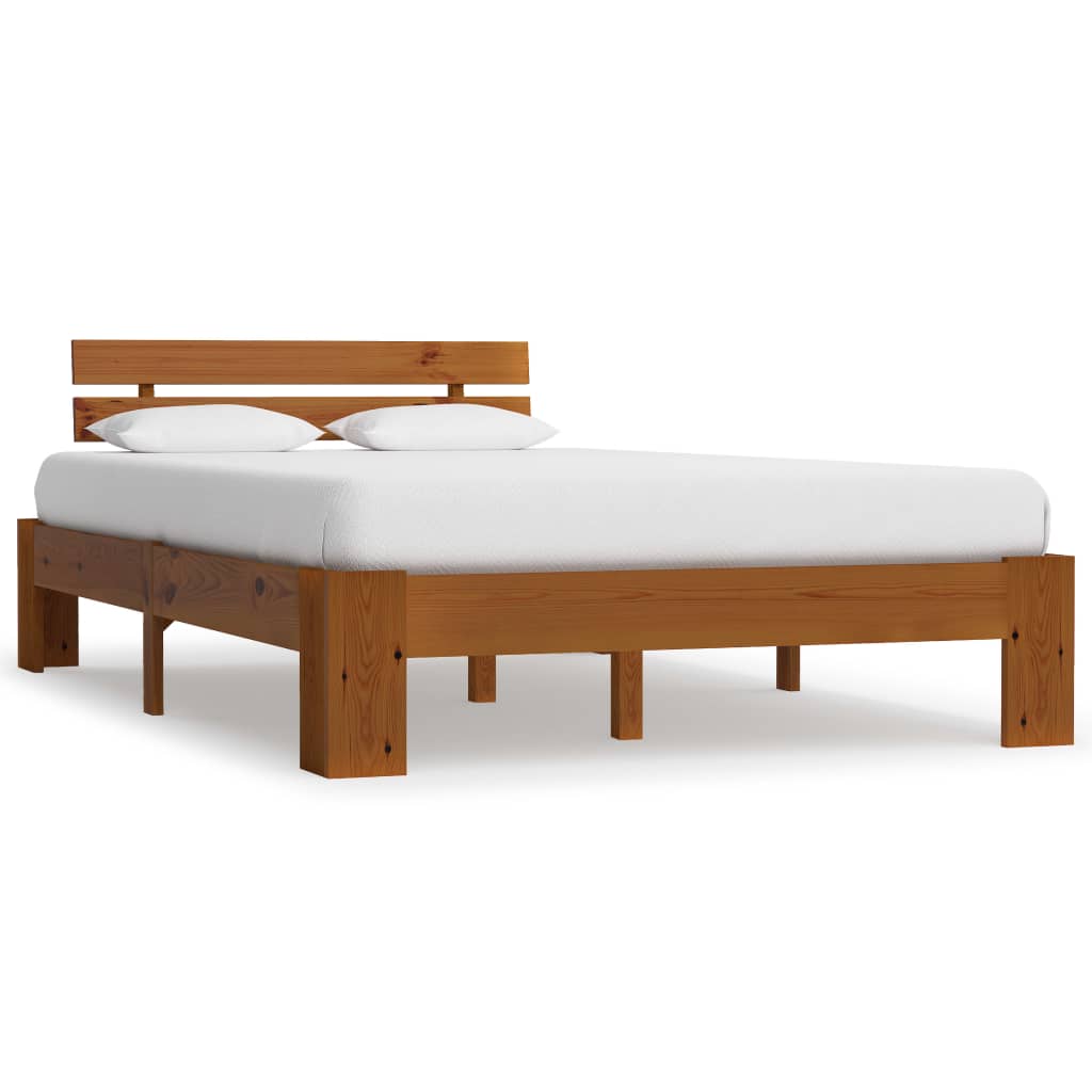foto del prodotto giroletto marrone miele in legno massello di pino 120x200 cm cod mxl 51518