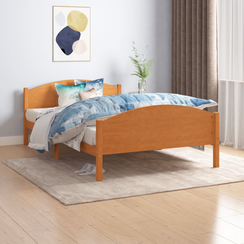 foto del prodotto giroletto marrone miele in legno massello di pino 120x200 cm cod mxl 55471