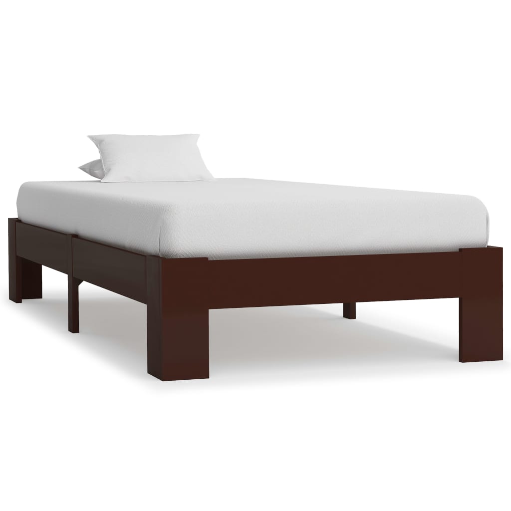 foto del prodotto giroletto marrone scuro in legno massello di pino 100x200 cm cod mxl 61536