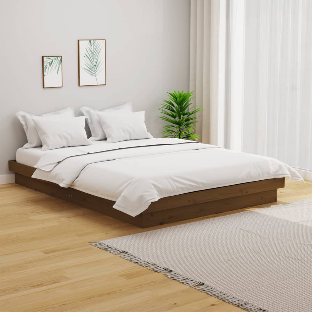 foto del prodotto giroletto miele in legno massello 120x190 cm 4ft small double cod mxl 54194