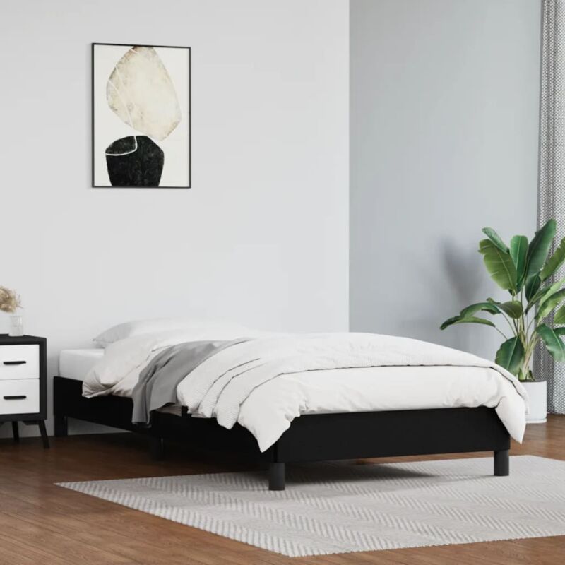 foto del prodotto giroletto nero 100x200 cm in similpelle vidaxl