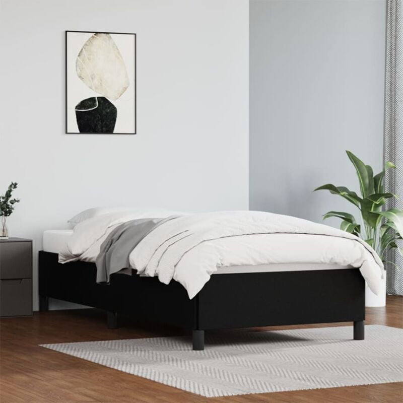 foto del prodotto giroletto nero 100x200 cm in similpelle vidaxl