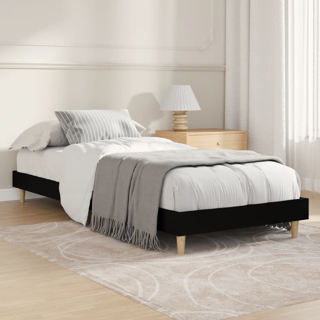 foto del prodotto giroletto nero 75x190 cm in legno multistrato