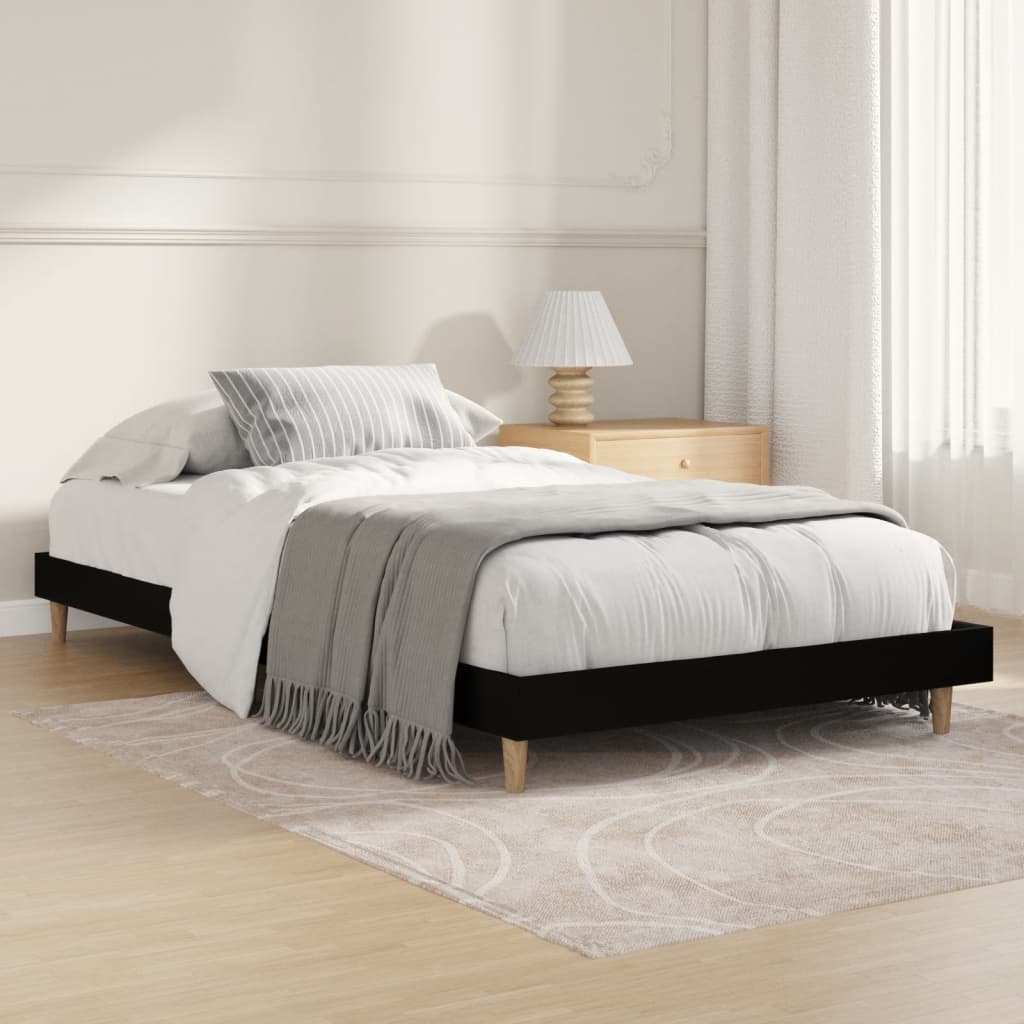 foto del prodotto giroletto nero 90x200 cm in legno multistratocod mxl 106022