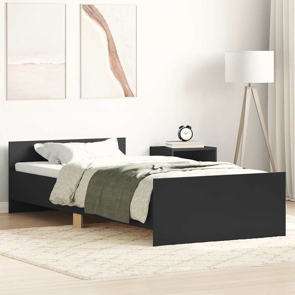foto del prodotto giroletto nero 90x200 cm in legno multistratocod mxl 131965