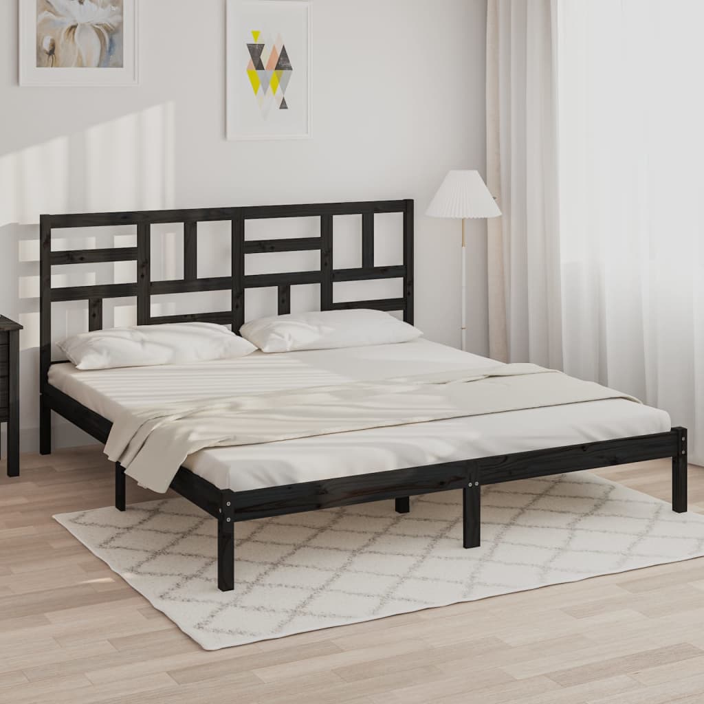 foto del prodotto giroletto nero in legno massello 200x200 cm cod mxl 58052
