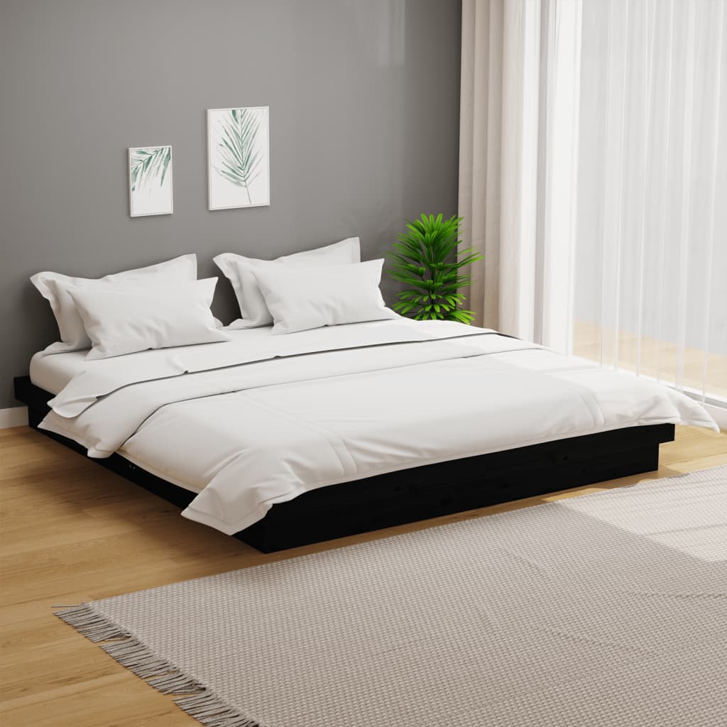 foto del prodotto giroletto nero in legno massello 200x200 cm cod mxl 64225
