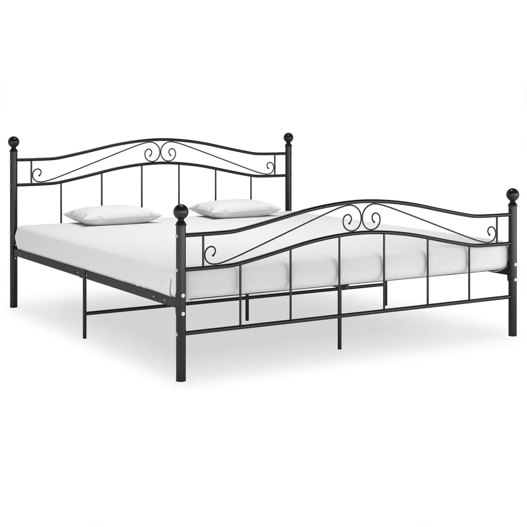 foto del prodotto giroletto nero in metallo 140x200 cm cod mxl 62448