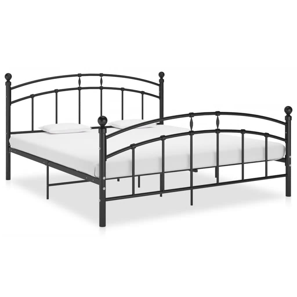 foto del prodotto giroletto nero in metallo 140x200 cm cod mxl 63314