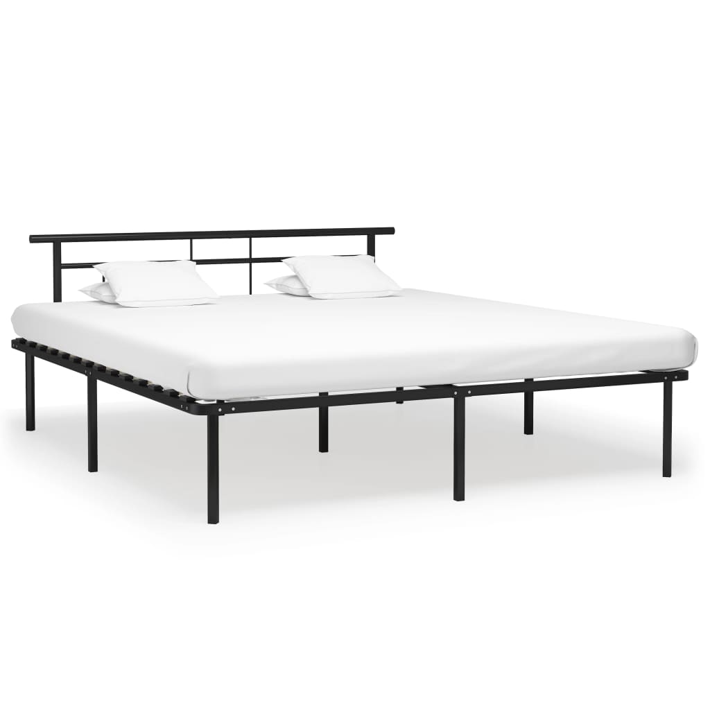 foto del prodotto giroletto nero in metallo 180x200 cm cod mxl 48146