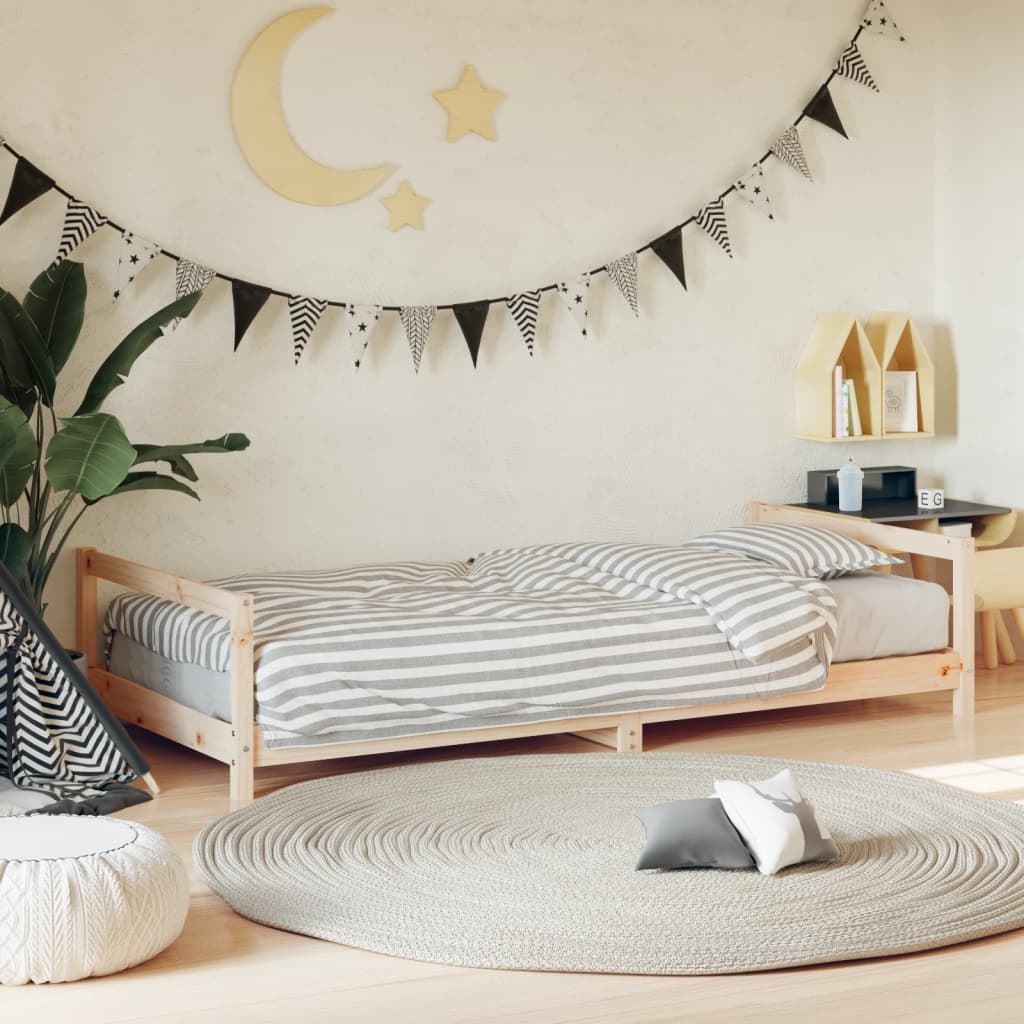 foto del prodotto giroletto per bambini 90x190 cm in legno massello di pinocod mxl 80518