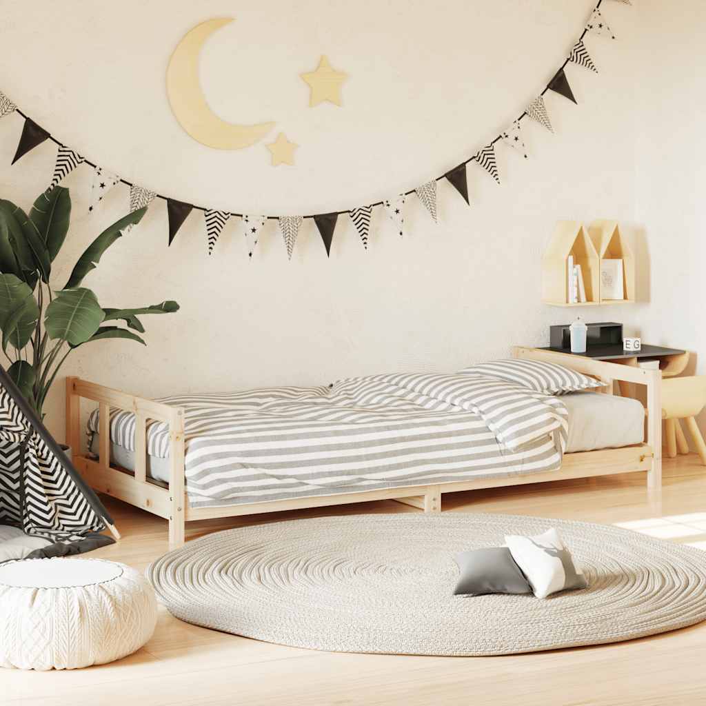 foto del prodotto giroletto per bambini 90x200 cm in legno massello di pinocod mxl 73308