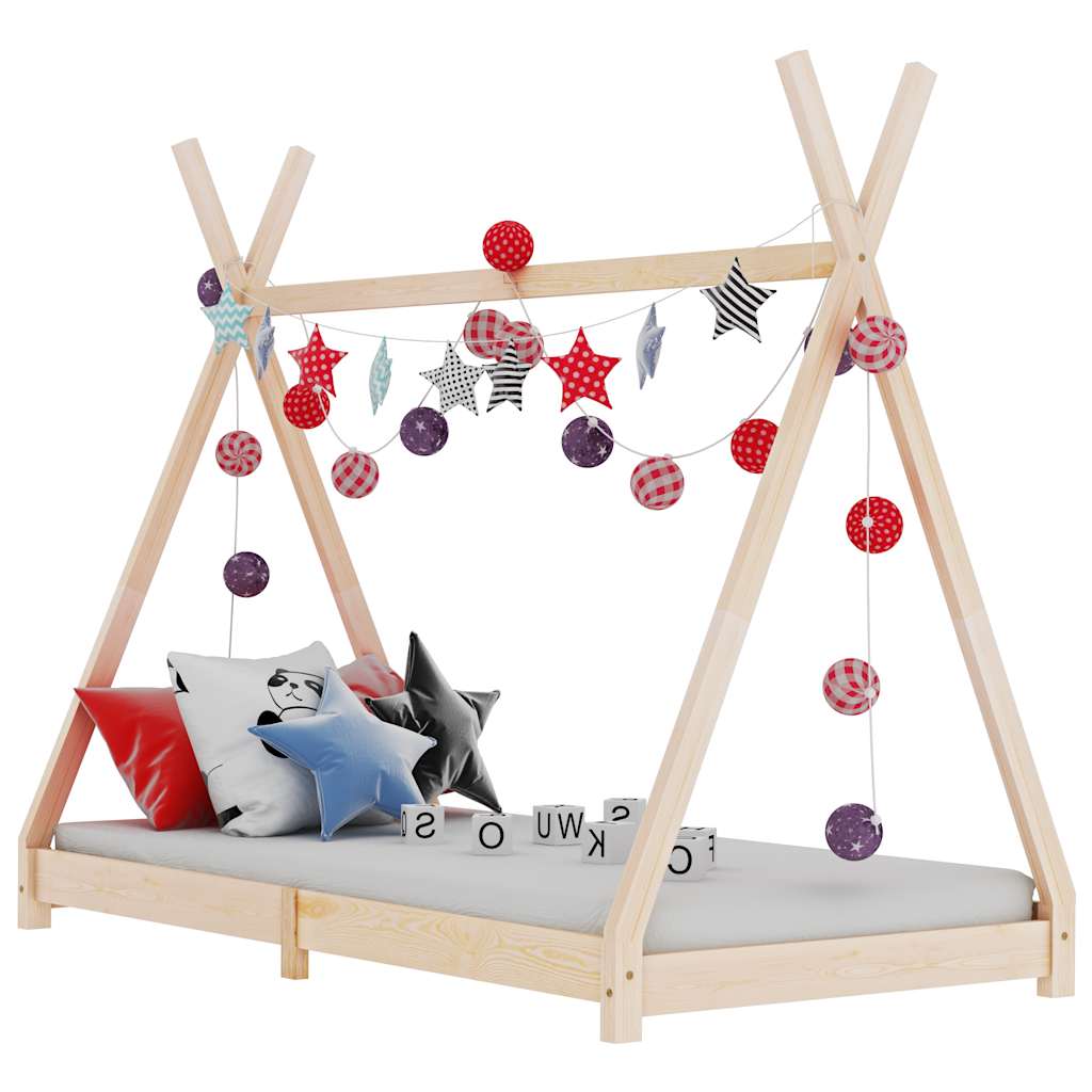 foto del prodotto giroletto per bambini in legno massello di pino 90x200 cmcod mxl 120933
