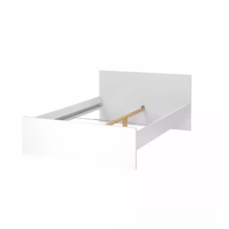 foto del prodotto giroletto piazza e mezza naia bianco lucido 140x200 cm
