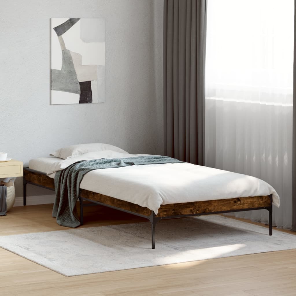 foto del prodotto giroletto rovere fumo 75x190 cm in legno multistrato e metallo