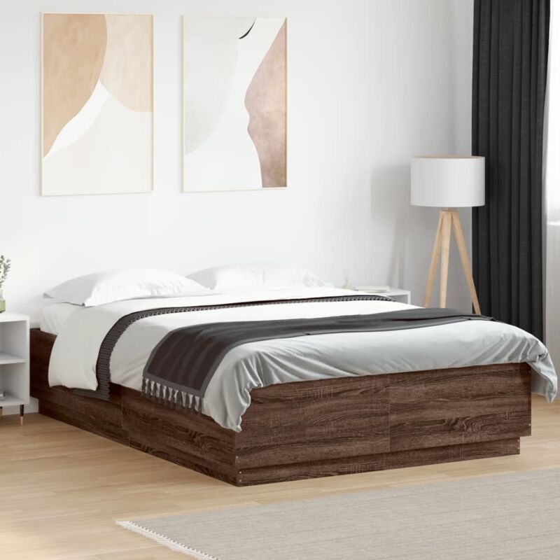 foto del prodotto giroletto rovere marrone 120x200 cm in legno multistrato vidaxl